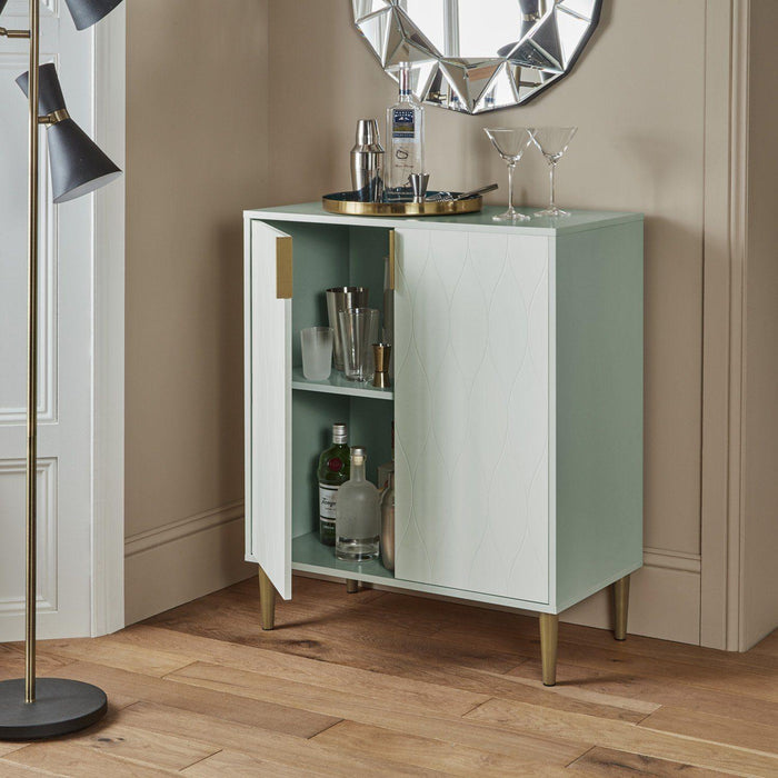 Gloria small sideboard - sage green - Laura James
