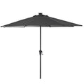 Round 3m Parasol - Grey - Laura James