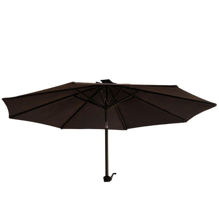 Round 3m Parasol - Grey - Laura James
