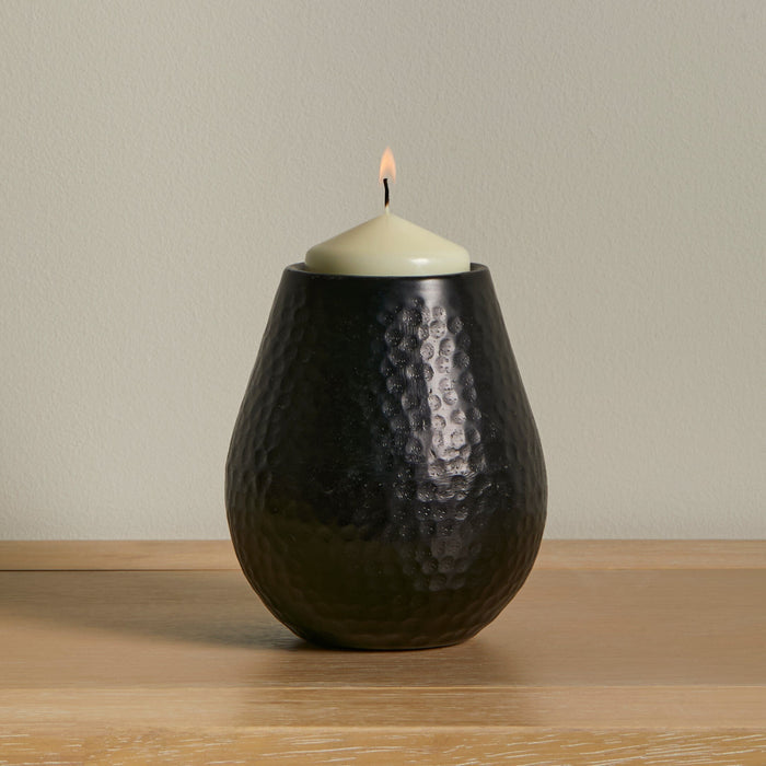 Hale 13.5cm Metal Candle Holder - Black Bronze