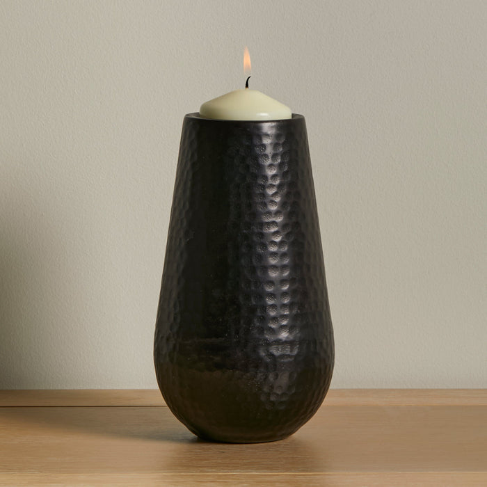 Hale 20cm Metal Candle Holder - Black Bronze