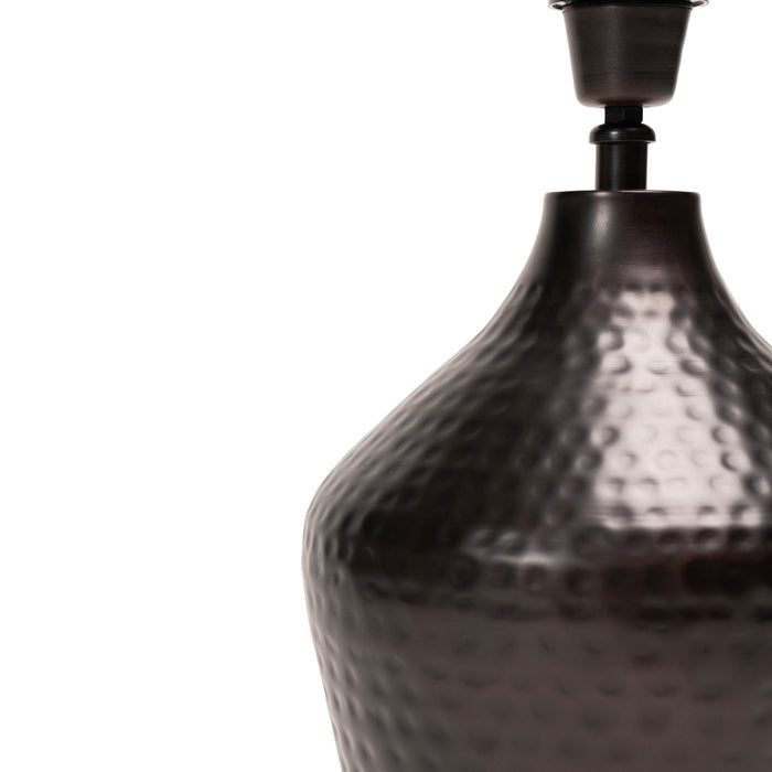 Hale Black Bronze Metal Lamp Base - Laura James