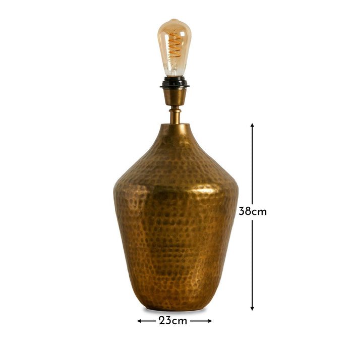 Hale Gold Metal Lamp Base - Laura James