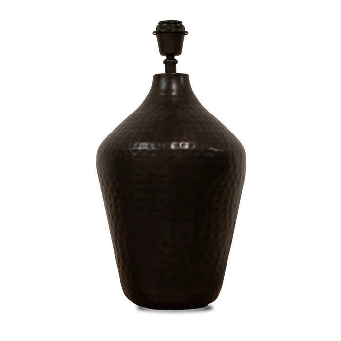 Hale Black Bronze Metal Lamp Base - Laura James