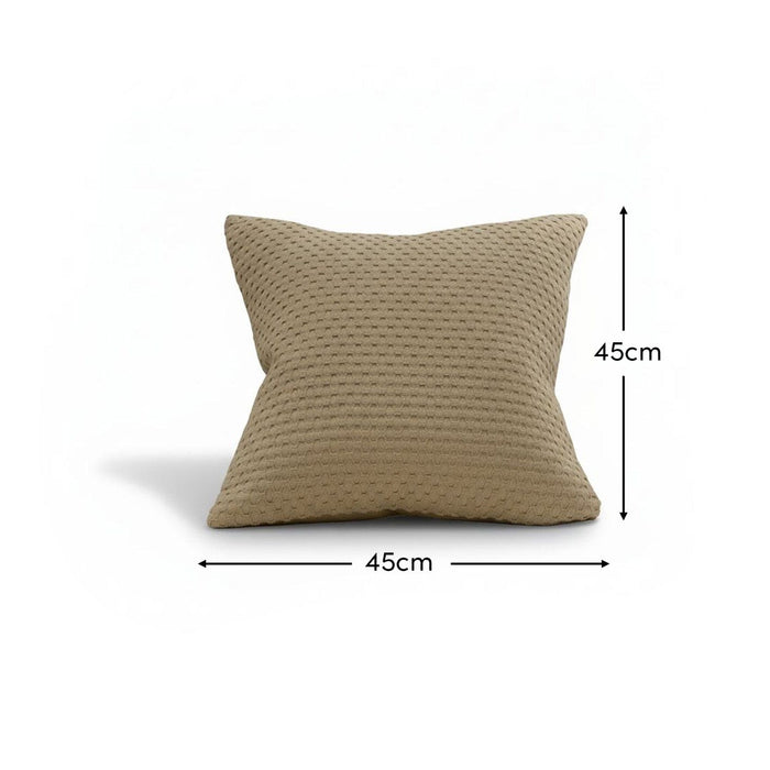 Halford 45 x 45cm Cotton Cushion Cover - Natural - Laura James