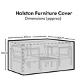 Halston Conversation Set Raincover - 210x140x95cm