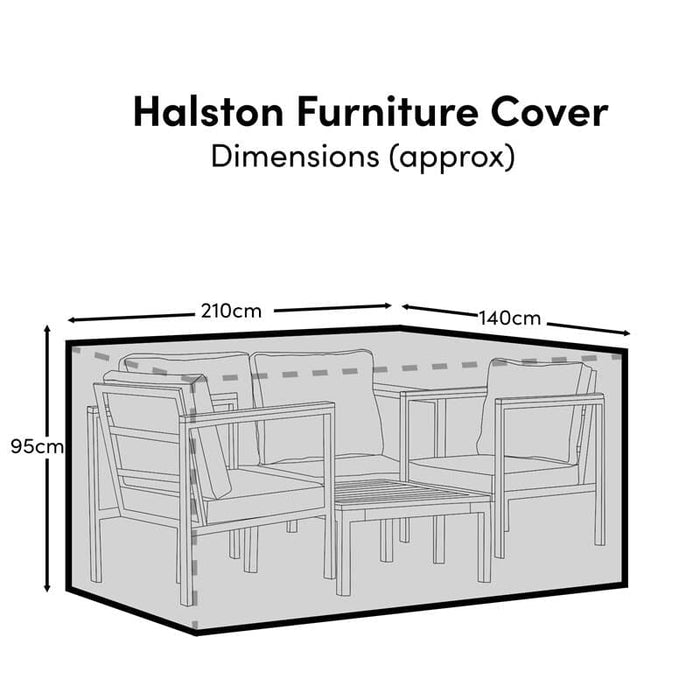 Halston Conversation Set Raincover - 210x140x95cm