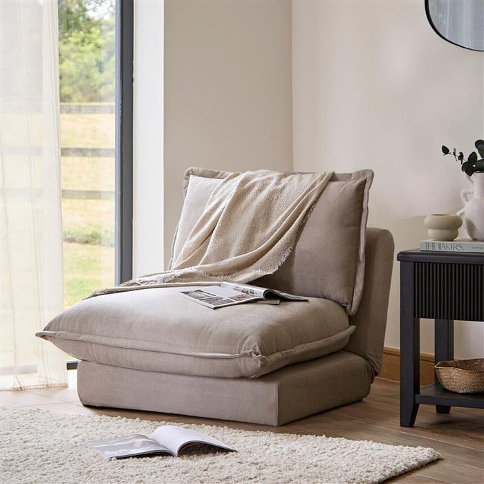 Harlow 2 Seater Double Sofa Bed - Soft Beige - Laura James