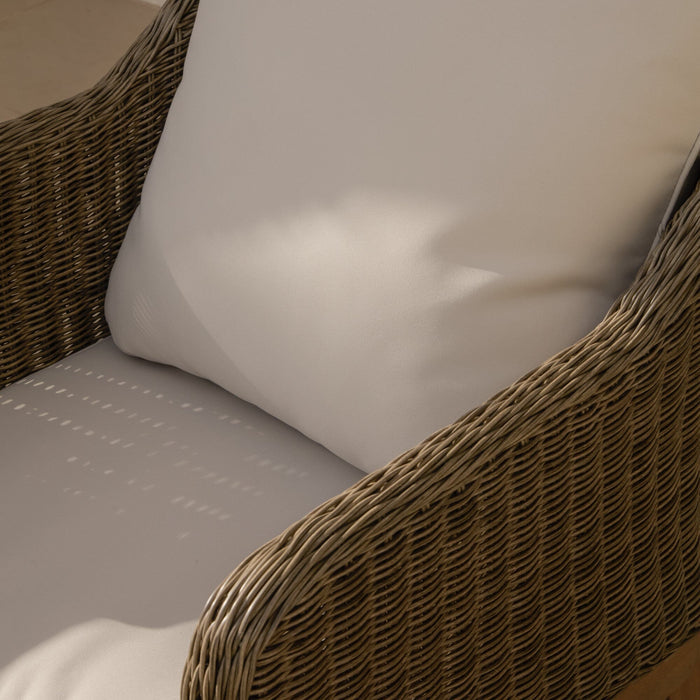 Harlyn Garden Dining Armchair Cushion Covers - Oatmeal