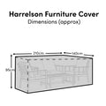 Harrelson Conversation Set Raincover - 210x140x95cm