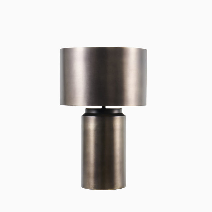 Helmdone 57cm Metal Table Lamp - Black Bronze - Laura James