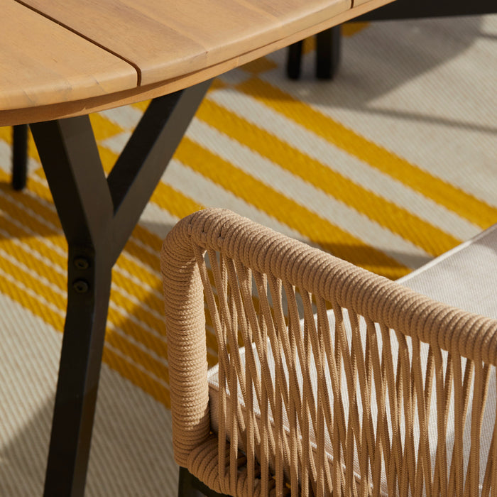 Hemsby 160 x 230cm Garden Rug - Yellow