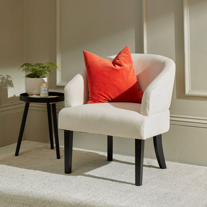 Henriette Occasional Cream Accent Chair - Laura James