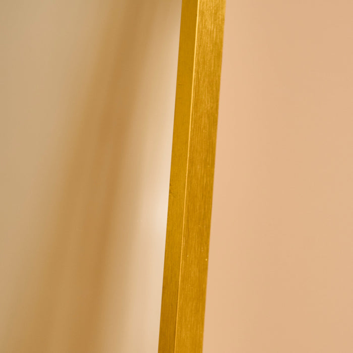 Hensall 150x40cm Metal Free Standing  Mirror - Gold - Laura James