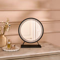 Henton 38x30cm LED Standing Mirror - Black - Laura James