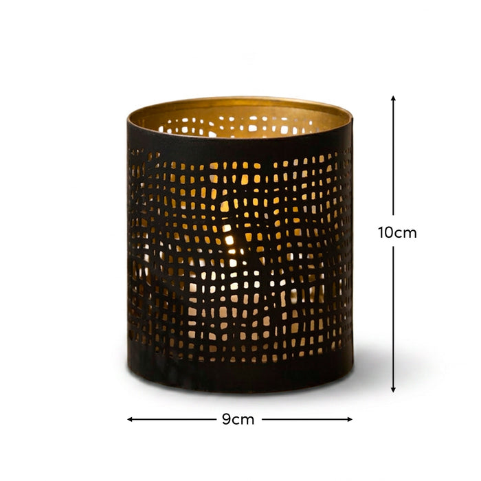 Herriard 10cm Metal Lantern - Bronze - Laura James