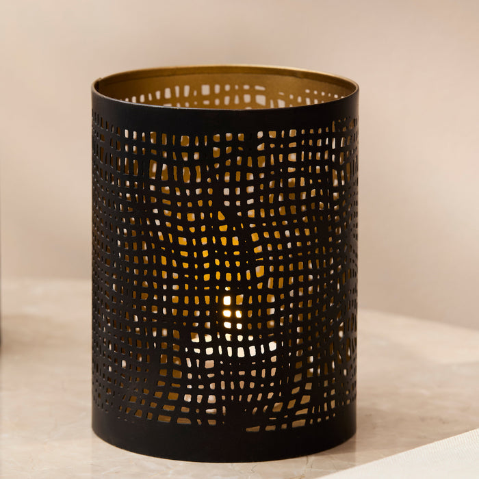 Herriard 14cm Metal Lantern - Bronze - Laura James