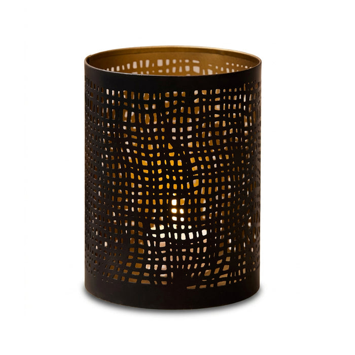 Herriard 14cm Metal Lantern - Bronze - Laura James