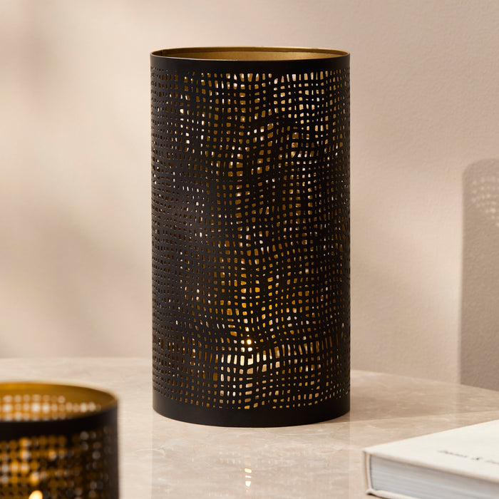 Herriard 22.5cm Metal Lantern - Bronze - Laura James