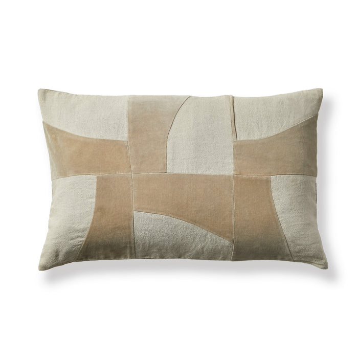 Holbeck Clay 35x55cm Abstract Cushion Cover - Laura James