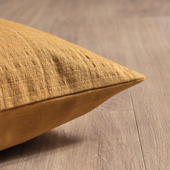Holbeton 35x55cm Cushion Cover - Amber Yellow Geometric - Laura James