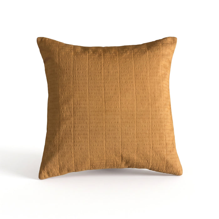 Holbeton 45x45cm Cushion Cover - Amber Yellow Geometric