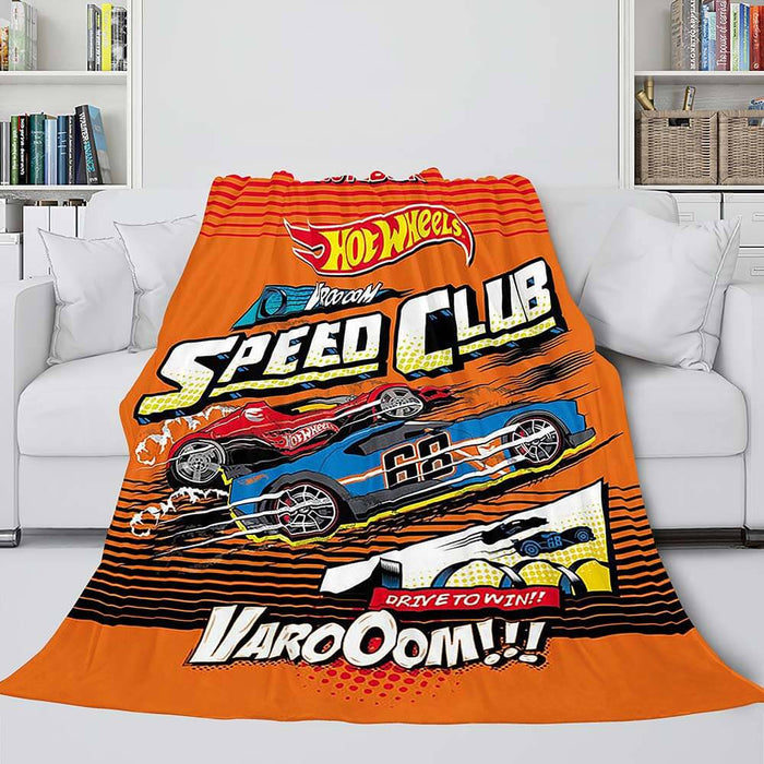Hot Wheels Blanket Flannel Fleece Blanket - EBuycos