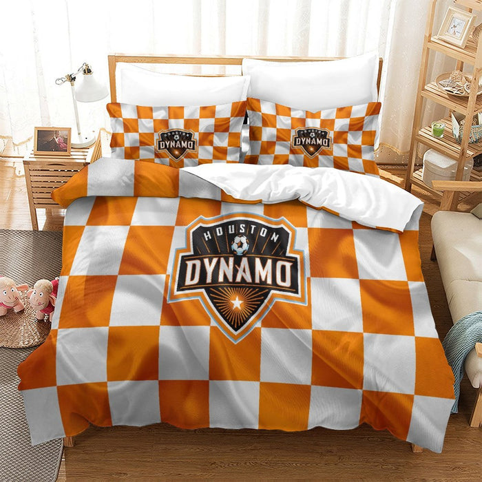 Houston Dynamo Bedding Set Duvet Cover Without Filler