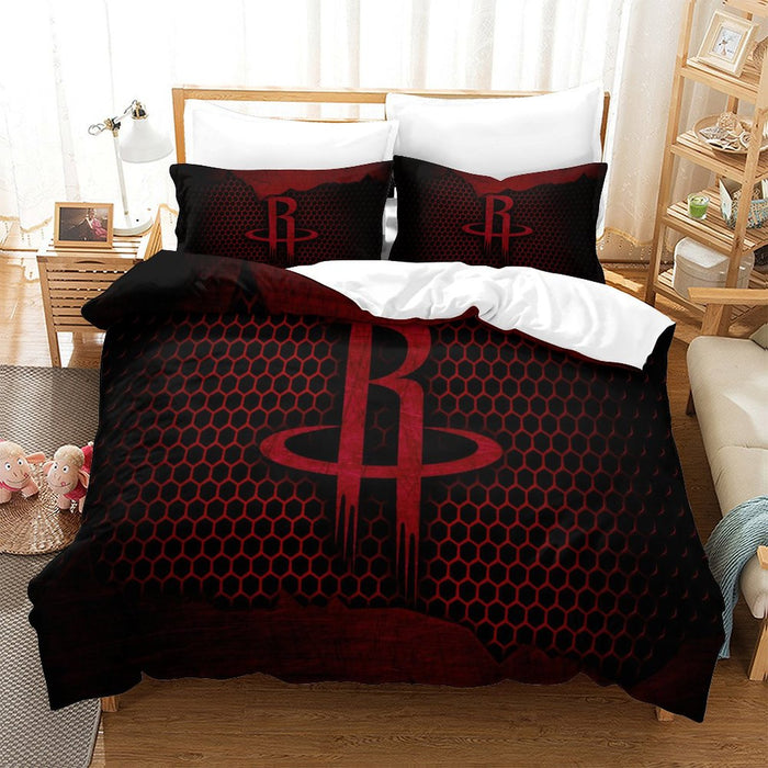 Houston Rockets Bedding Set Duvet Cover Without Filler
