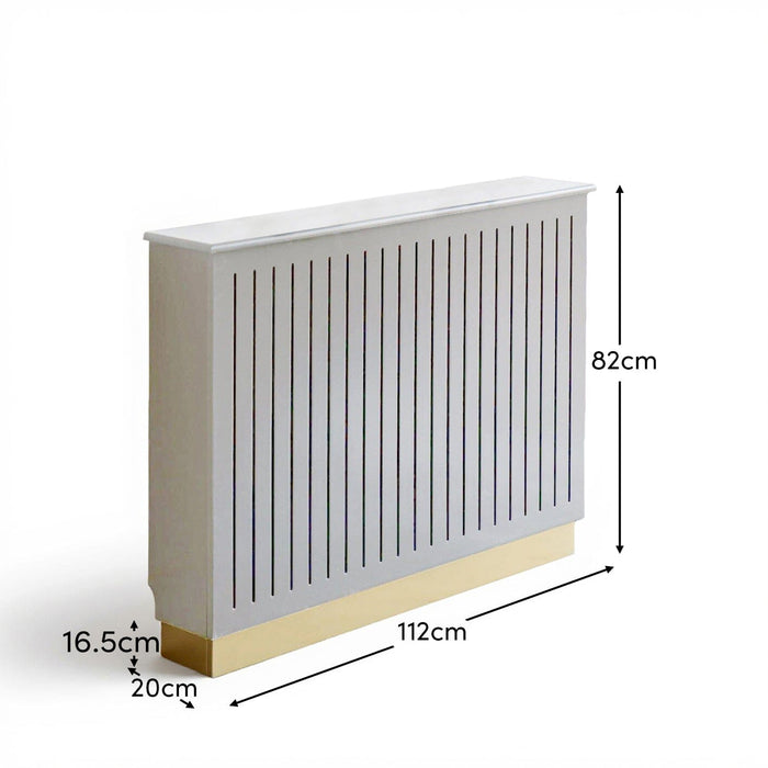 Iliana Medium Radiator Cover - Snow White - Laura James
