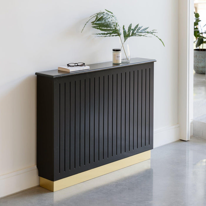 Iliana Medium Radiator Cover in Charcoal Grey - Laura James