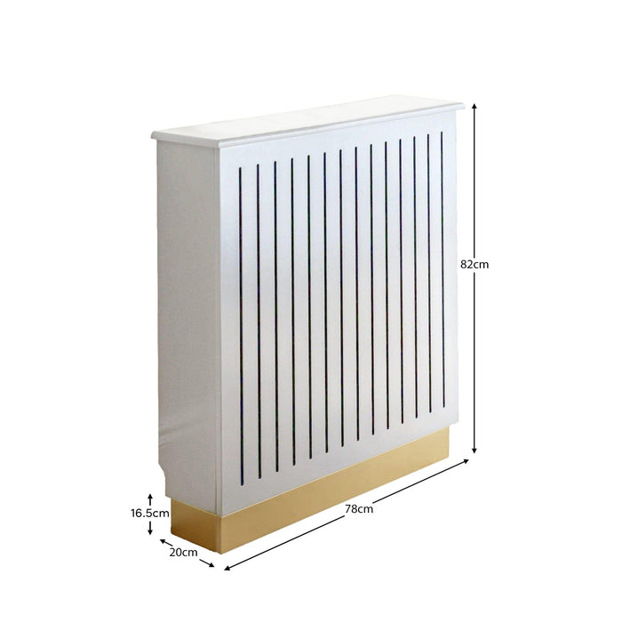 Iliana Small Radiator Cover - Snow White - Laura James