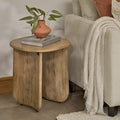Imogen 45cm Side Table - Chalked Mangowood - Laura James