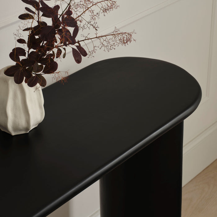 Imogen Console Table - Jet Black Mango Wood - Laura James