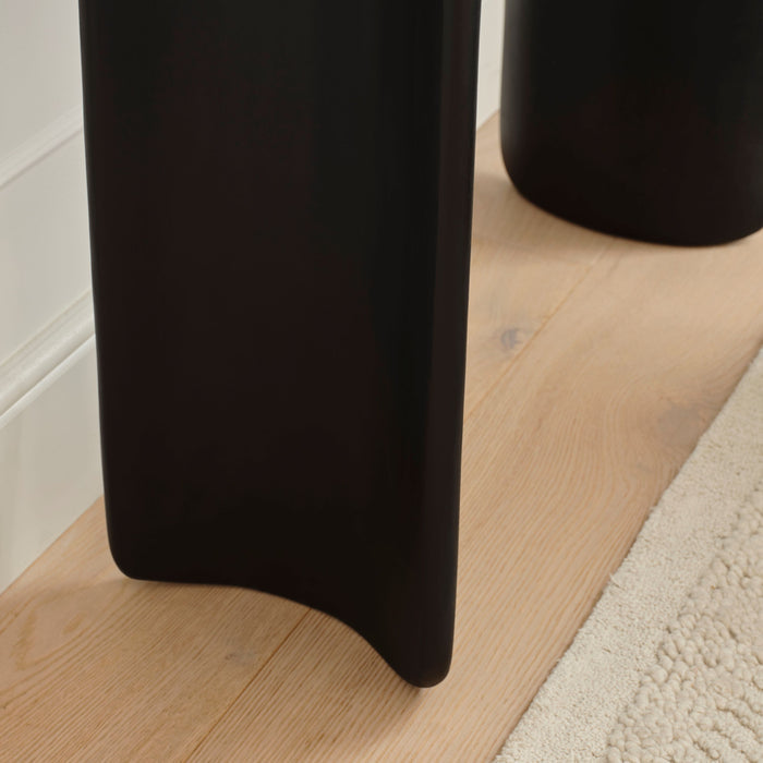 Imogen Console Table - Jet Black Mango Wood - Laura James