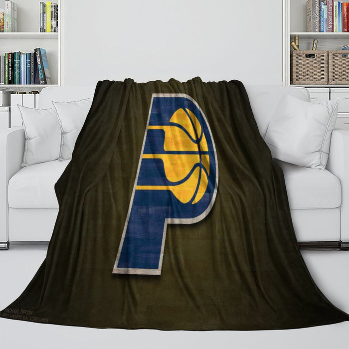 Indiana Pacers Blanket Flannel Fleece Throw Room Decoration