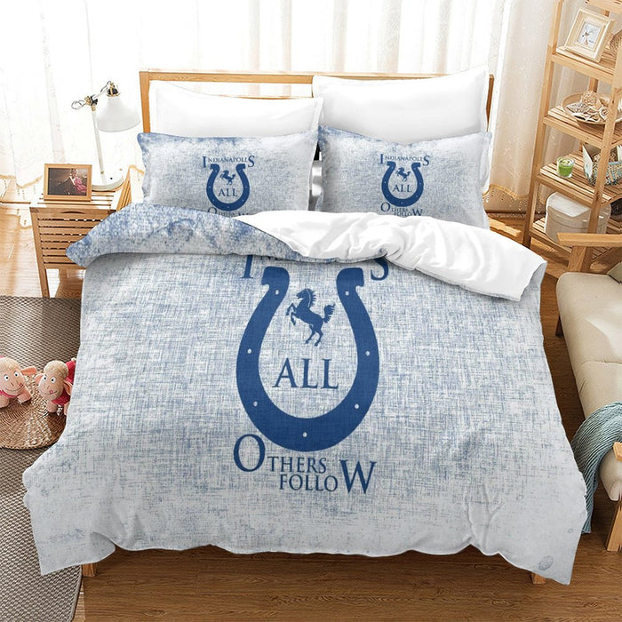 Indianapolis Colts Bedding Set Duvet Cover Without Filler