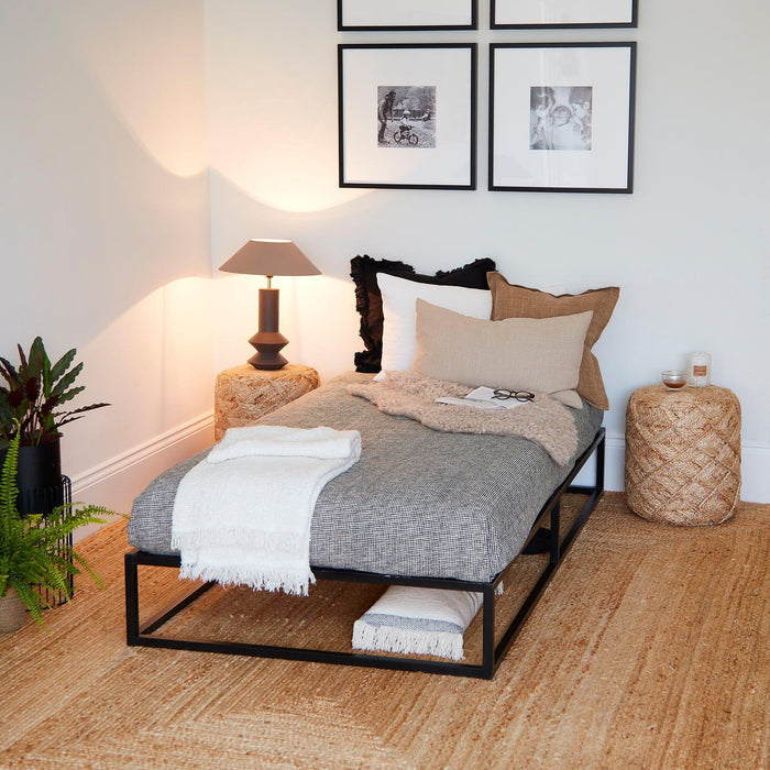 Indy Industrial Metal Single Bed - Laura James
