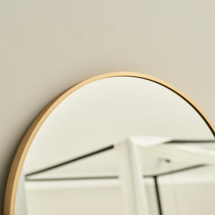 Ingham 170x50cm Full Length Arch Mirror  - Gold - Laura James