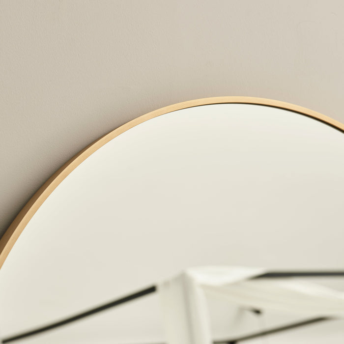 Ingham 180x90cm Full Length Arch Mirror -  Gold - Laura James