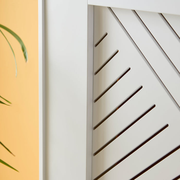 Jack Large Radiator Cover - White - Laura James