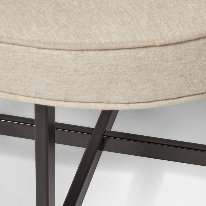 Jacob dining chairs - set of 2 - sand and black - Laura James