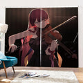 Japan Anime Girls Curtains Blackout Window Drapes for Room Decoration