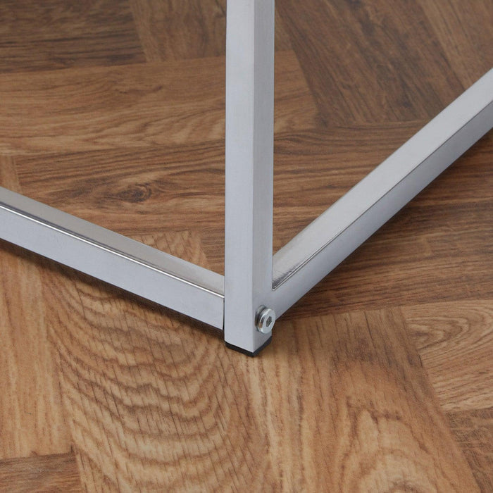 Jay coffee table and side table set - chrome - laura James