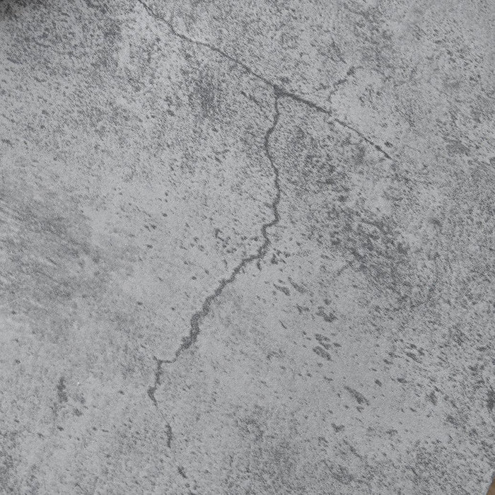 Jay console table - concrete effect and chrome - Laura James