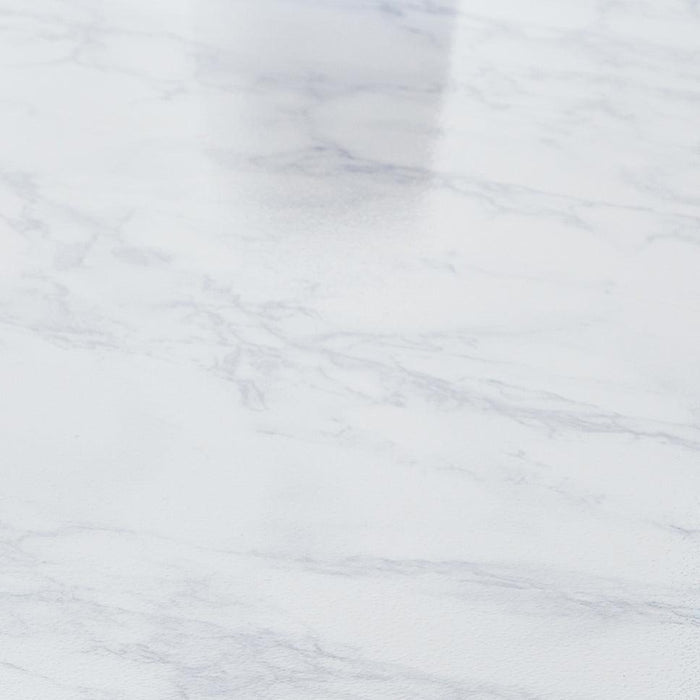 Jay side table - marble effect and black - Laura James