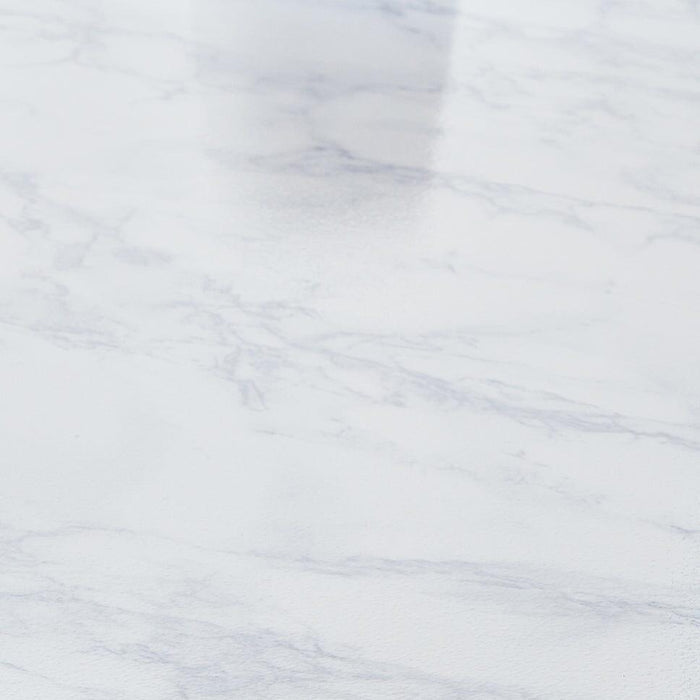 Jay side table - marble effect and gold - Laura James