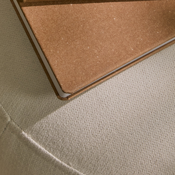 Jovi Footstool - Ivory - Laura James