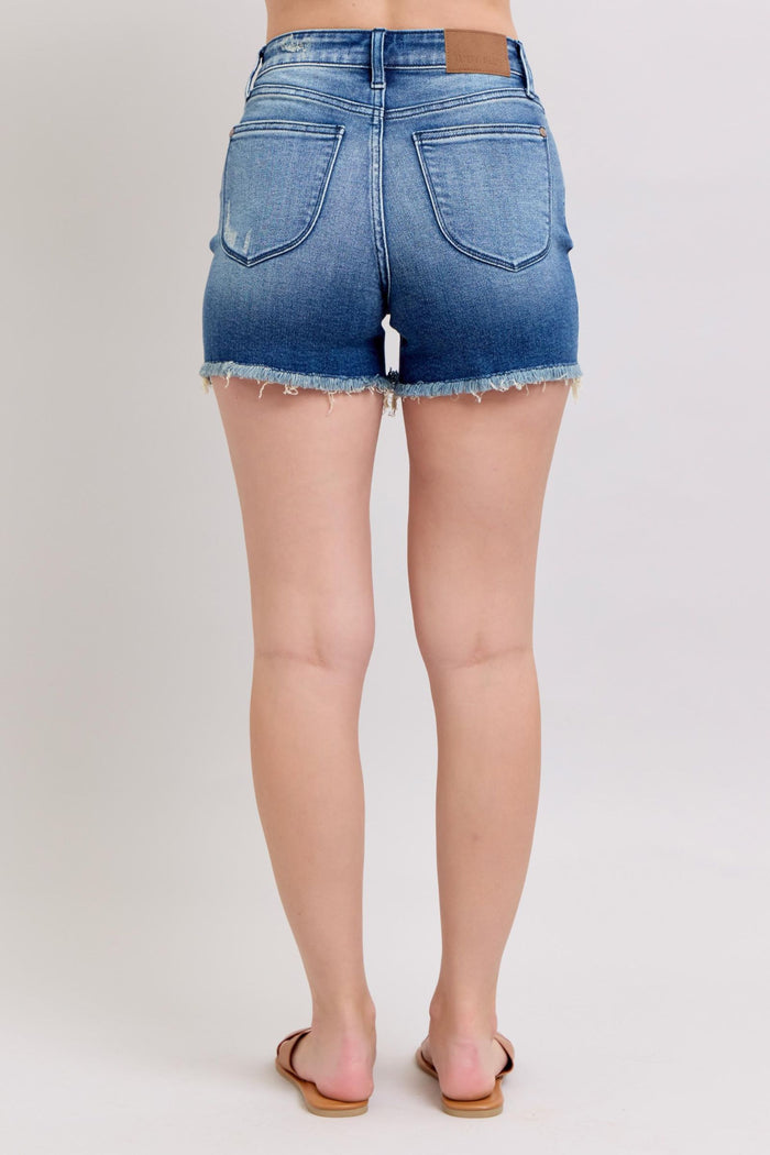 Judy Blue Roslyn High Waist V Front Shorts