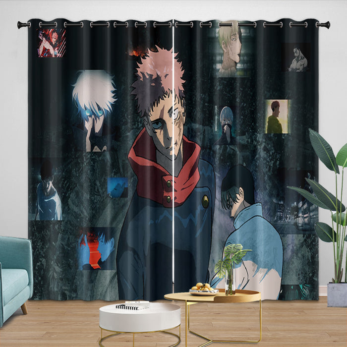 Jujutsu Kaisen Execution Curtains Blackout Window Drapes Room Decoration